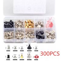 300PCS Computer Host Accessories Screw Set DIY Motherboard Fan Screws Hard Disk Computer with Case Video Card Assortment Kit