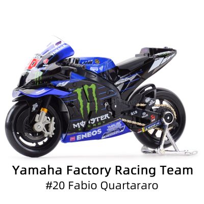 Misto 1:18 2022 GP Racing Yamaha ทีมแข่งรถของเล่นแบบจำลองรถมอเตอร์ไซค์หล่อตาย