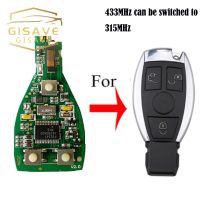 กุญแจรีโมตอัจฉริยะ3ปุ่ม433 Pcb Keyless Fob สำหรับ Mercedes Benz ปี2000แผงวงจรสไตล์ Bga