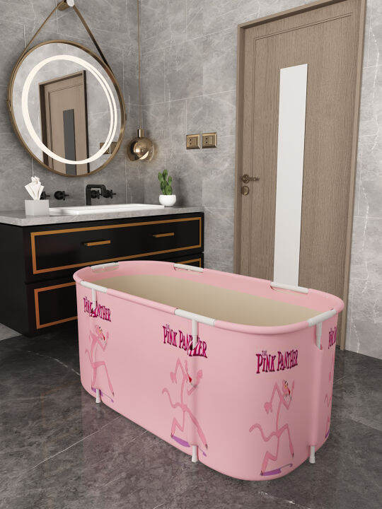 Bath bucket adult foldable bath bucket double household adult bathtub
