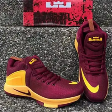 Kyrie irving shoes maroon and clearance gold