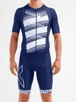 2XU summer mens triathlon triathlon quick-drying breathable swimming running outdoor exercise one-piece suit