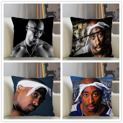 [AA $] Musife ปลอกหมอน Tupac 2Pac กำหนดเองใหม่ปลอกหมอนเบาะตกแต่งโซฟาการตกแต่งบ้านการดรอปชิปขายส่ง