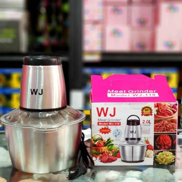 Blender Daging Penggiling Meat Blender Elektrik Stainless Steel Chopper ...