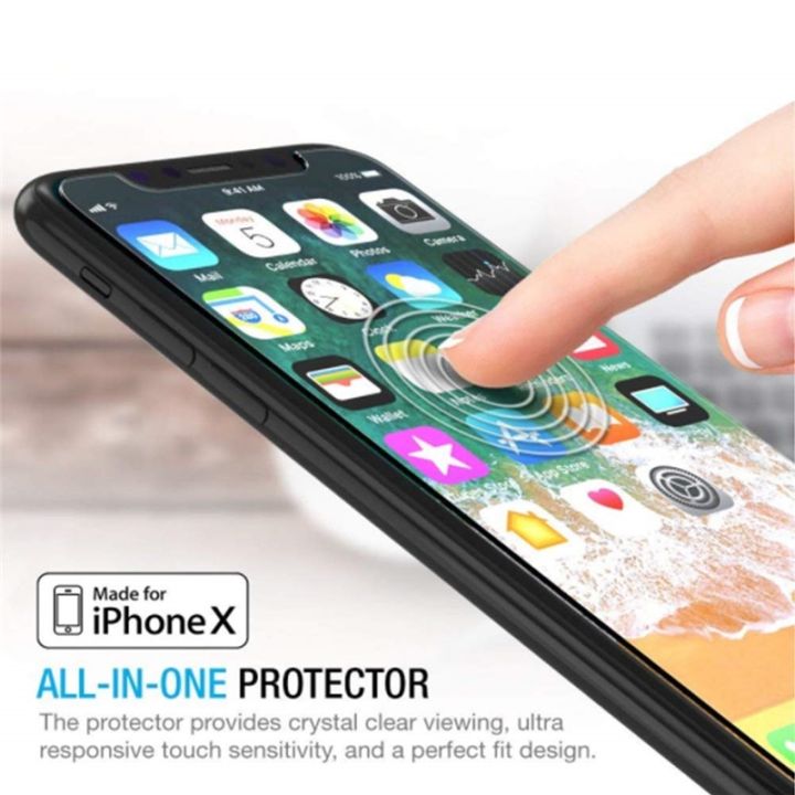 เคสโทรศัพท์-iphone-กระจกนิรภัยสำหรับปกป้องหน้าจอ3ชิ้น-iphone-x-xr-xs-13-14-pro-max-7-6s-plus-12-11pro-ป้องกันโทรศัพท์-verre-se-2-coque