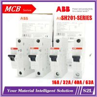 HOT** ABB SH201, 1P, 16A/32A/40A/63A MCB ลูกย่อย เซอร์กิตเบรคเกอร์ 【สั่งเลยส่งเลย】** ส่งด่วน เบรก เกอร์ กัน ดูด เบรก เกอร์ ไฟ บ้าน เบรก เกอร์ 3 เฟส เซฟตี้ เบรก เกอร์