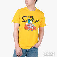 DOSH MENS T-SHIRTS THE SIMPSONS เสื้อยืดคอกลม แขนสั้น ผู้ชาย DSIMT5045-YE 816