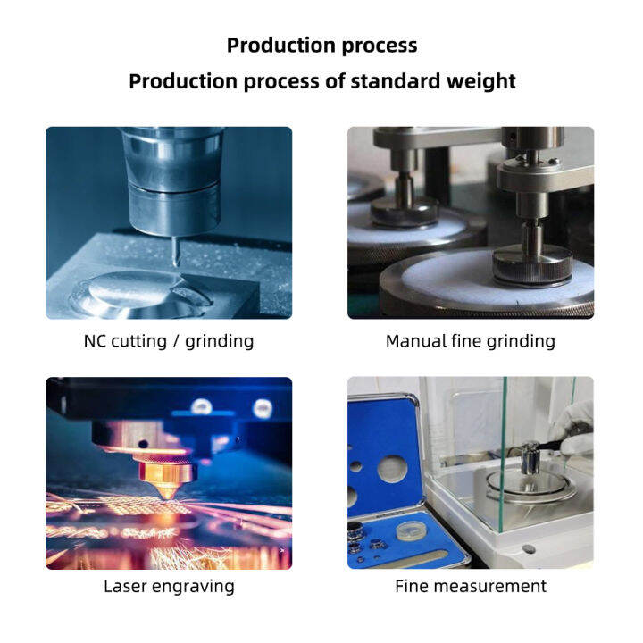 rcyago-5ชิ้น-เซ็ต-precision-calibration-set-chrome-plating-scale-weights-set-1g-2g-5g-10g-20g