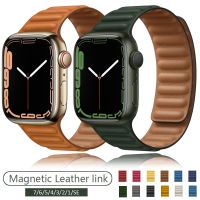 [L.W.F 2022]☈♠สายหนังสำหรับ Apple Watch,สำหรับ IWatch ซีรี่ย์7 6 SE 5 4 3 2 1ขนาด44มม. 40มม. 41มม. 45มม.