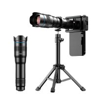 APEXEL New 36X Powerful Telephoto Lens 4K HD Monocular Telescope With Tripod Universal Phone Clip Zoom Lenses For Smartphones Smartphone Lenses