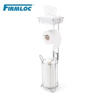 Firmloc Stainless Steel Stand Toilet Paper Roll Holder Kitchen Tissue Rack Bath Storage Organizer Home Towel Shelf WC Bathroom
