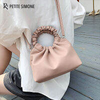 ITE SIMONE Cloudสำหรับผู้หญิงหนังนุ่มMadameด้านบนไหล่เอียงกระเป๋ากระเป๋าถือClutches Dayกระเป๋าสะพายสตรี