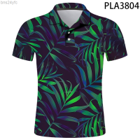 Summer  by Man Flower Fashion Streetwear Casual Man Shirts From Polo Harajuku Cool 3d Printed Polo Shirt Short Sleeve Men Ropa 2023 new polo shirt