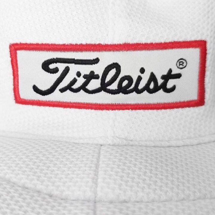 titleist-golf-bucket-hat-mens-sports-ball-cap-golf-หมวกแห้งเร็ว-casual-dome-visor
