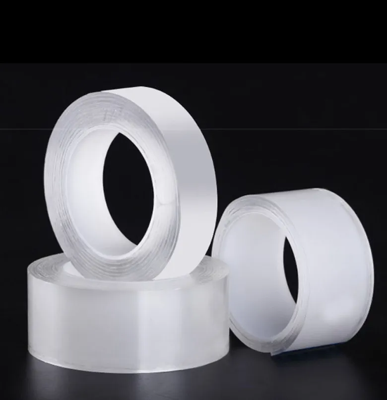 1/3/5m Traceless Adhesive Tape Reusable Gel Nano Tape