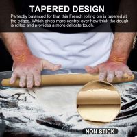 WALFOS 17Inch Wooden Rolling Pin Fondant Cake Dough Roller Non-Stick Cooking Tool Gadgets Pasta Dumpling Skin Maker