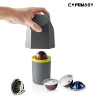 【YF】 Alumínio Nespresso Cápsulas VertuoLine Pod De Café Balde Reciclagem Ferramenta Caixa Reciclagem Plástico