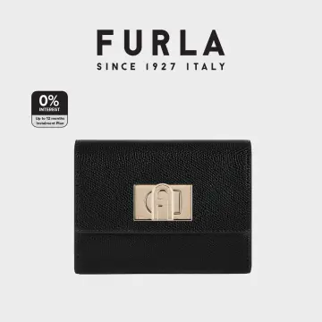 Shop FURLA FURLA 1927 Flower Patterns Plain Leather Logo Keychains