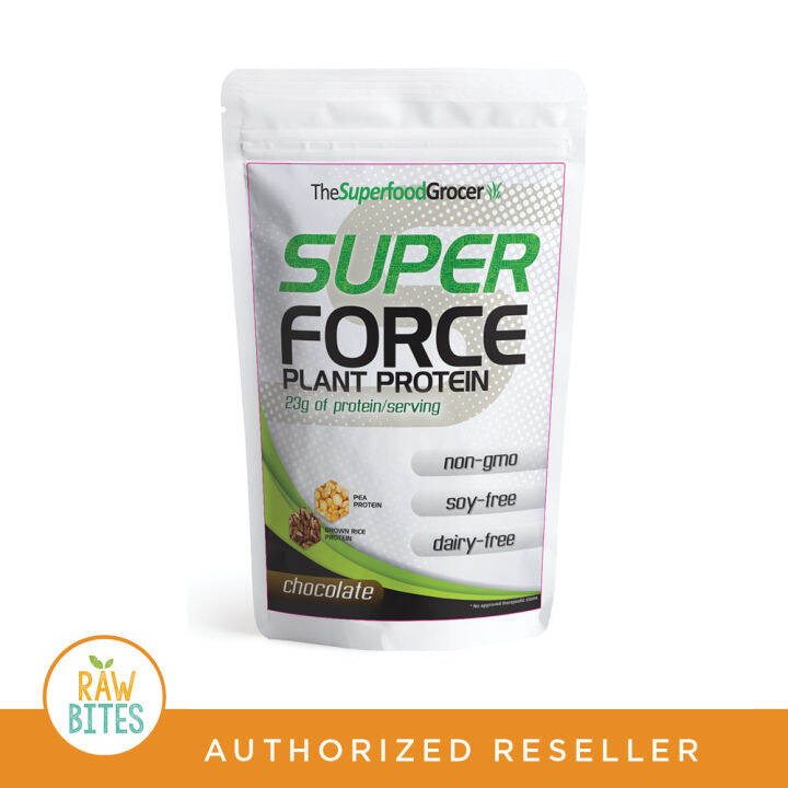 The Superfood Grocer Superforce Plant Protein (Chocolate) 227g (1/2 lbs