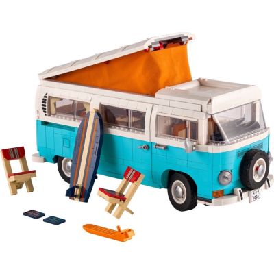 ชุดตัวตัวต่อนาโนไมโครบล็อค CREATORS NO.22666 Volkswagen T2 Camper Van  ชุดตัวต่อเลโก้รถโฟล์ค  จำนวน 2207 pcs สวยงามสมจริงน่าสะสมเก็บไว้