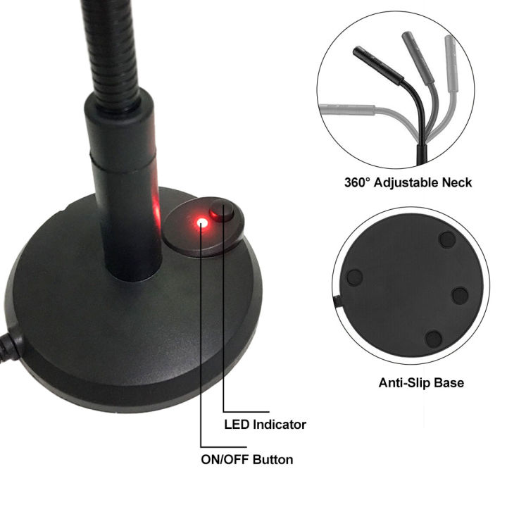 cuguu-ไมโครโฟนขายดีคอมพิวเตอร์แล็ปท็อปไมโครโฟน-usb-ตั้งโต๊ะ360-ปรับปลั๊ก-amp-เล่นได้หลายทิศทางสำหรับการบันทึกการเล่นเกมคอมพิวเตอร์คุยเล่นร้องเพลงการประชุม