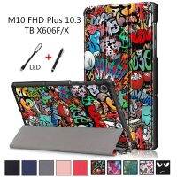 Case For Lenovo Tab M10 FHD Plus 10.3 TB-X606F TB-X606X 10.3" Smart Cover Funda Ultra Slim Magnetic Folding Skin Stand Shell+Pen Cases Covers