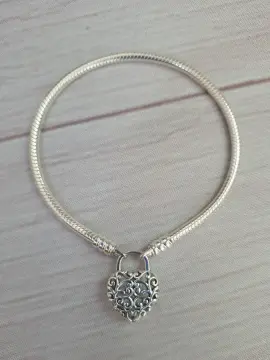 Pandora Regal Heart Padlock Bracelet