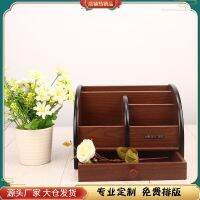 [COD] P9003 large medium and grain wooden design rotating belt drawer multi-functional multi-purpose pen storage seat