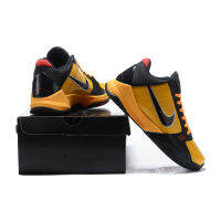 New HOT 【Original】 ΝΙΚΕ K0be 5 Bruce- Lee- Yellow Black Actual Combat Fashion Basketball Shoes Comfortable Sports Shoes