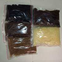 500ชิ้น20นิ้ว Hairnet 5มม. ตะข่ายมัดผมผ้าไนล่อนที่มองไม่เห็นผมสุทธิ5สีผสม