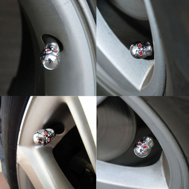 skull-heads-bicycle-tire-valves-caps-auto-tire-valves-caps-car-tyre-air-stem-covers-motorcycle-car-wheel-accessories