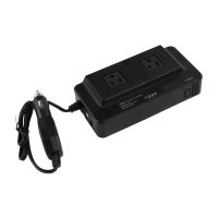 200W Power Inverter DC12V to AC110V Power Converter Splitter 4 USB Fast Charging Car Power Inverter