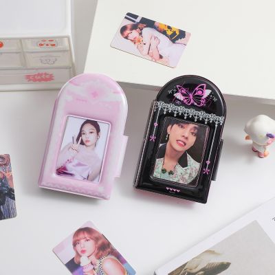 20 Sheets PVC Creative Kpop Photocard Holders Cute Frame Korean Stationery Schoool Desk Accessories Business Storage Card Holder