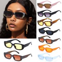 OKDEALS แว่นตาป้องกัน400 UV กรอบสี่เหลี่ยมแฟชั่นแว่นกันแดดผู้หญิงแว่นตาแว่นตากันแดด