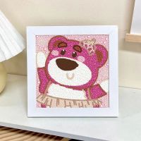 Diamond Painting DIY Stickers Handmade Strawberry Bear Clow M Cinnamoroll Babycinnamoroll Childrens Rhinestone Handmade Painting