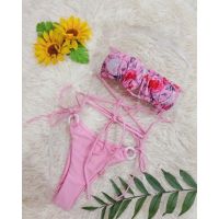 ?สุดพิเศษ bikini เกาะอก สวยเก๋ เลือกผูกเลือกพันได้หลายแบบ ส่งเร็ว?