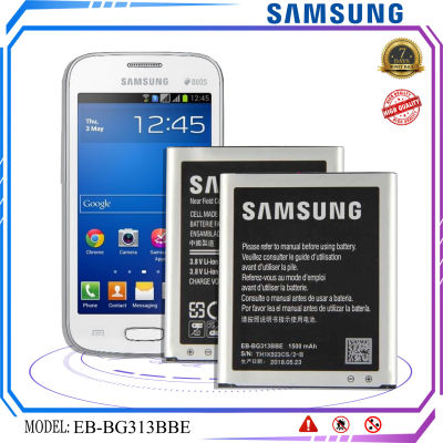 แบตเตอรี่ ใช้ได้กับ Original Battery for Samsung EB BG313BBE 1500mAh For Samsung Galaxy V/Trend 2 ACE 3 ACE4 Lite G313H S7272 J1 Mini Prime S7898 G318H มีประกัน 6 เดือน