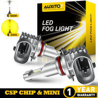 AUXITO 2x H8 H11 LED Bulbs Canbus Error Free Car Fog Lights for BMW E60 E39 X5 E70 Audi A3 8P A4 B8 B7 Ford Focus Lamps for Car