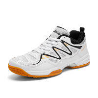 Mens Professional Tennis Badminton Shoes Lightweight Anti Slip Sports Shoe Plus Size 48