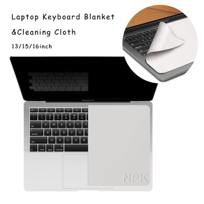 Dustproof Notebook Keyboard Blanket Cover Microfiber Protective Film Laptop Screen Cleaning Cloth For MacBook Pro 13/15/16 Inch Keyboard Accessories