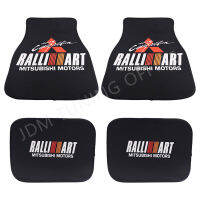 JDM Car Race Sport Styling Floor Mat Modified Decoration With Ralliart LOGO Car For Mitsubishi