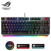 ASUS ROG Strix Scope NX TKL Deluxe wired mechanical RGB gaming keyboard for FPS games - BLUE/RED SWITCH (TH/ENG) (BLACK)