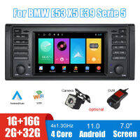 หน้าจอ7นิ้วรถวิทยุเสียงเครื่องเล่น Android MP3 GPS Navi FM Transmitter DVR กล้องมองหลังสำหรับ BMW E53 X5 E39 Serie 5