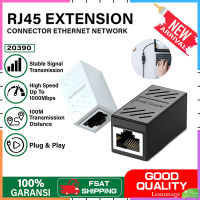 LAN ตัวเชื่อมต่อสายเคเบิลตัวเมียไปยังตัวเมียอีเธอร์เน็ตตัวเมีย RJ45ปลั๊กต่อเชื่อม Cat5หัวต่อ Cat6 5e