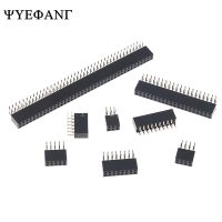 10PCS 2.54mm Double Row Female PCB Board Right angle Pin Header socket Connector Pinheader 2x3/4/5/6/8/10/20/40Pin For Arduino