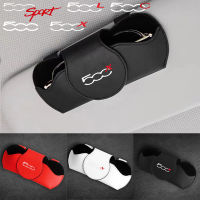 【Cw】For Fiat 500X 500SPORT 500L 500c 500e abarth Car Sunglasses Holder Multi-function Glasses Clip Bill Clip p Car accessorieshot