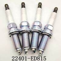 4ชิ้น22401ED815 LZKAR6AP-11เหมาะสำหรับนิสสันหัวเทียนอิริเดียมรถนิสสันรุ่นไมคร้าโน้ต Tida X-Trail Cube Qashqai NV200 22401-ED815 LZKAR6AP11