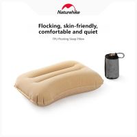 Naturehike Inflatable Pillow Tpu Flocking Outdoor Portable Travel Camping Office Lunch Break Air Cushion Pillow Travel pillows