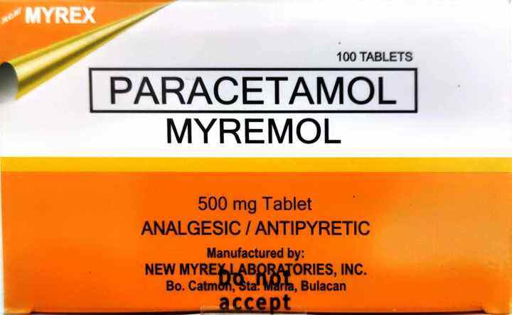 Paracetamol 500mg Tablet (Myremol) | Lazada PH