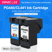 HINICOLE PG440 XL 440XL CL441 441XL ตลับหมึก PG-440สำหรับรถ Pencetak Canon Pixma MX438 MX378 MX394 MX434 MX474 MX514 MX534 MX524